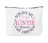 Auntie Birthday Gifts,Special Best Aunty Birthday Mothers Day Gifts for Auntie Presents Aunties Christmas Mothers Day Presents Ideas for Women Aunt Aunts Makeup Bag Cosmetic Bags from Nephew Niece