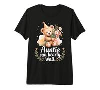 Auntie Can Bearly Wait Premium T-Shirt