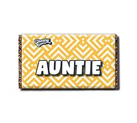 Auntie Chocolate Bar with Novelty Joke Wrapper - Funny Rude Gift Birthday Present (Chocolate Included)