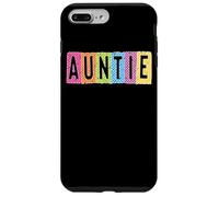 Auntie Colorful Fun Checkered Letters Design Case for iPhone 7 Plus/8 Plus