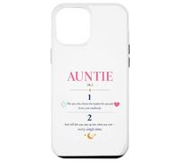 Auntie Definition Aesthetic Floral aunt Case for iPhone 12 Pro Max