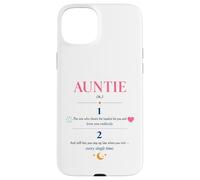 Auntie Definition Aesthetic Floral aunt Case for iPhone 15 Plus