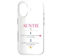 Auntie Definition Aesthetic Floral aunt Case for iPhone 17