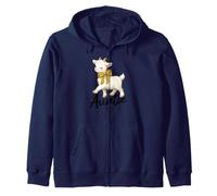 auntie goat Zip Hoodie