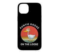 Auntie Goose is On The Loose Funny Summer Aunt Silly Goose Case for iPhone 14 Plus