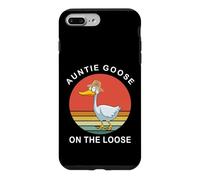 Auntie Goose is On The Loose Funny Summer Aunt Silly Goose Case for iPhone 7 Plus/8 Plus