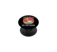Auntie Goose is On The Loose Funny Summer Aunt Silly Goose PopSockets Adhesive PopGrip