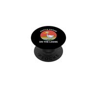 Auntie Goose is On The Loose Funny Summer Aunt Silly Goose PopSockets Adhesive PopGrip