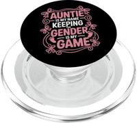 Auntie Is My Name Keeping The Gender Is My Game PopSockets PopGrip for MagSafe