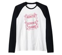Auntie is My Name Keeping The Gender is My Game Raglan Baseball Tee