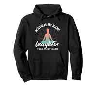 Auntie Laughter Yoga Design Pullover Hoodie