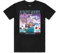 Auntie Mabel &Amp; Pippin Homage T Shirt Tee Funny 90S Men UK Tv Show Come Outside Black S
