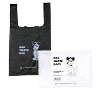 Auntie Morags 1000 x Dog Poo Bags (Dog Poop Bag/Dog Waste Bags) - Black with Tie Handle