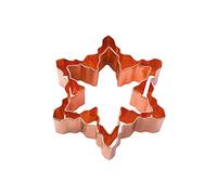 Auntie Morags Copper Snowflake Cookie Cutter Set of 2 on Ribbon
