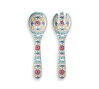 Auntie Morags Purely Home Re-usable Rio Medallion Melamine Salad Servers