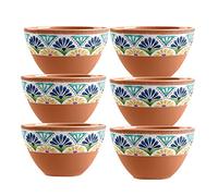 Auntie Morags Purely Home Rio Medallion Dipping Bowls - Melamine/Plastic - for Crisps, Dips & Nibbles, Set of 2 (6)