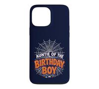 AUNTIE of the BOY Birthday Web Spider Halloween Party Tee Case for iPhone 13 Pro Max