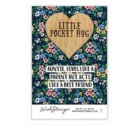 Auntie Parent & A Best Friend Little Pocket Hug Wish Token Keepsake Gift Idea SPH034