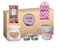 Auntie Pink Infinity Heart - Home Fragrance Burner & Wax Melts Treat Box