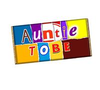 Auntie To be Chocolate Bar Wrapper Novelty Gift for Marriage Birthday Christmas CH-649 (with chocolate bar)