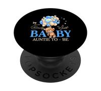 Auntie We Can Bearly Wait Baby Shower Bear Family Matching PopSockets Adhesive PopGrip