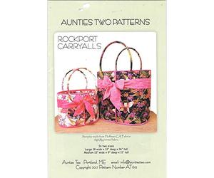 Aunties Two Patterns Rockport Carryalls Totes Sewing Pattern
