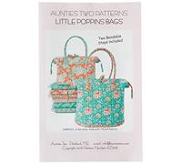 Aunties Two Sewing Pattern for Small Poppins Pockets with Two Pockets for 2 Pockets