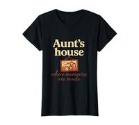Aunt's House Memories Reunion Family Novelty Design T-Shirt