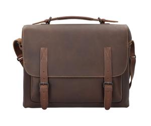 aunts & uncles The Workmates Big Fella briefcase leather 39 cm laptop compartment brown