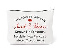 Aunty Birthday Presents,Best Aunty Presents,Special Aunties Present,Aunties Gift from Nephew,Mothers Day Gifts for Auntie,Auntie Christmas Gifts,Makeup Bag Aunt Gifts from Niece
