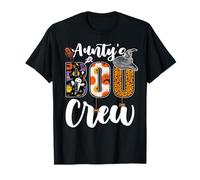 Aunty's Boo Crew Halloween Aunt Nephew Niece Matching T-Shirt