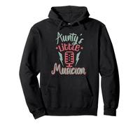 Aunty's Little Musician Aunty's Day Cute Music Art Kids Pullover Hoodie