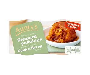 Aunty's Steamed Golden Syrup Puddings (2x100g) - Pack of 6