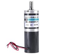 Auoeer DC Gear Speed Reduction Motor, High Torque 50mm Diameter DC Planetary Geared Planet Gear Motor 12V 24V(24V, 150RPM)
