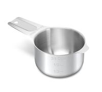 AUOIKK 3/4 Cup (180 ml | 6 oz| 180 cc) Stainless Steel Measuring Cup, Metal Measuring Cup for Cooking & Baking