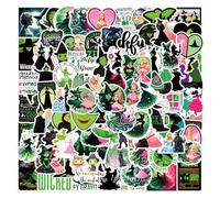 Auony 110Pcs Witch Stickers Pack, Witch Aesthetic Vinyl Waterproof Sticker Decals for Water Bottle,Laptop,Phone,Skateboard,Scrapbooking