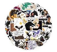 Auony 60PCS Fourth Wing Stickers, Waterproof Vinyl Dragon Lover Reading Bookish Stickers Water Bottle Laptop Luggage Decals for Kids Teens Adults