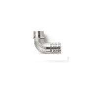 AUOQKQUT 3/4" BSP Male Thread x 25mm 304 Stainless Steel Elbow Connector Hose Tail Reducer Joint Coupling Pipe Fitting Cheerfully AUOQKQUT
