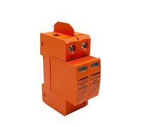 AUOQKQUT DC 1000V 500V 20KA-40KA 2 Pole SPD House Surge Protector Protective Low-Voltage Arrester Device HYS4-PV-1000 35mm Din Rail Automatic switch (Color : 500vdc, Size : 2P)