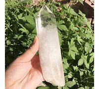 AUOQKQUT Large Clear Lemurian Seed Quartz Natural Point Cluster Crystal Rough Balance Gem Decoration Crystal home decoration