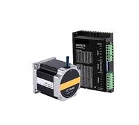 AUOQKQUT Nema 23 Stepper electronic starter Driver Kit Open Loop 1.5N.m 2.8A 1.0A-5.0A 18-50VDC for 3D Printer Engraving Milling Machine