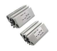 AUOQKQUT Type Pneumatic Cylinder CDQ2B bore 16mm Stroke 5/10/15/20/25/30/35/40/45/50mm Double Acting Single Rod Compact Cylinder CQ2B(CQ2B16-5D,Male Thread) AUOQKQUT