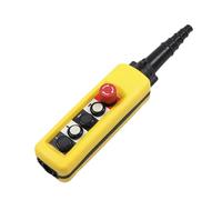 AUOQKQUT XAC-A4713 Rain-proof Type Crane Button Control Switch hoist Box for Hoist Up Down Left Right Emergency Stop Yellow AUOQKQUT