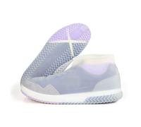 AUOQZ Reusable Silicone Shoe Covers Waterproof Rain Overshoes for Men Women Transparent Anti-Slip Plastic Silicone Shoe Protector Cover to Prevent Rain Into Shoes (Thickened)