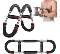 Auosxny Shaker Twister Arm Trainer， Twister Arm Exerciser, Adjustable Chest Expander, Men Upper Body at Home Fitness Equipment， for Beginners and Professional Athletes(50kg)