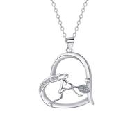 AUOU 1 Pc Love-shaped Playing Volleyball Necklace For Women