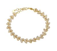 AUOU 1pc Clover Bracelets For Women Gilded Moon Star Heart Bracelet Party Gifts