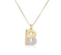 AUOU 1pc Gold/silver Mixed Color 26 Letters Pendant Necklaces For Women Men Insert Party Gift