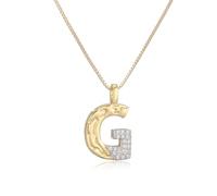 AUOU 1pc Gold/silver Mixed Color 26 Letters Pendant Necklaces For Women Men Insert Party Gift