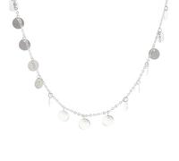 AUOU 1pc Golden Color Of Sequin Coin Necklace For Women